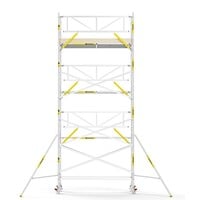 MAANDDEAL: Panthera PRO met enkele voorloopleuning 135x305x8,2m werkhoogte carbon vloer