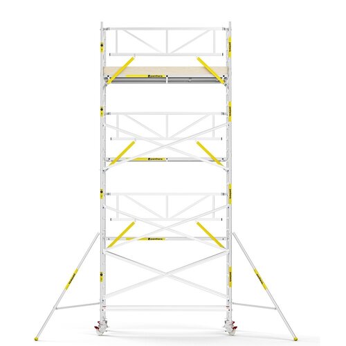 MAANDDEAL: Panthera PRO met enkele voorloopleuning 135x305x8,2m werkhoogte carbon vloer