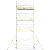MAANDDEAL: Panthera PRO met enkele voorloopleuning 135x305x9,2m werkhoogte carbon vloer
