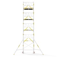 MAANDDEAL: Panthera PRO met enkele voorloopleuning 75x185x10,2m werkhoogte carbon vloer