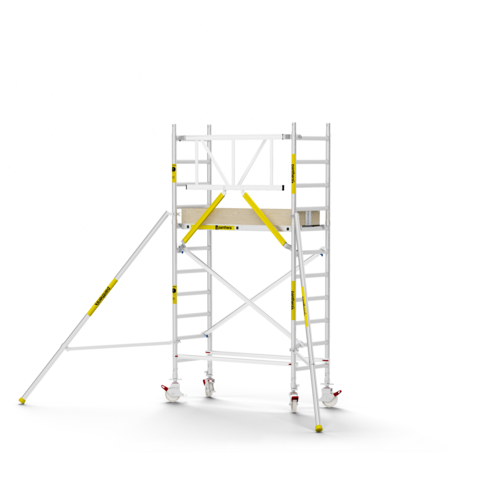 MAANDDEAL: Panthera PRO met enkele voorloopleuning 75x185x4,2m werkhoogte
