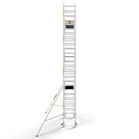 MAANDDEAL: Panthera PRO met enkele voorloopleuning 75x185x8,2m werkhoogte carbon vloer