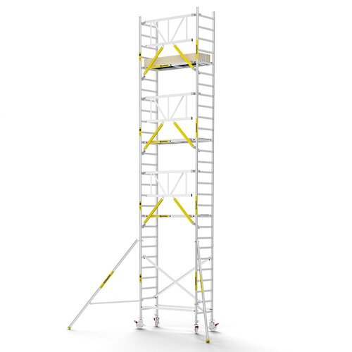 MAANDDEAL: Panthera PRO met enkele voorloopleuning 75x185x9,2m werkhoogte carbon vloer