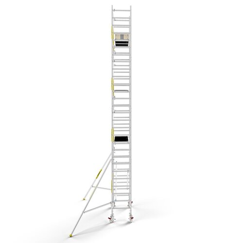 MAANDDEAL: Panthera PRO met enkele voorloopleuning 75x185x9,2m werkhoogte carbon vloer