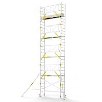 MAANDDEAL: Panthera PRO met enkele voorloopleuning 75x245x10,2m werkhoogte carbon vloer