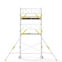 MAANDDEAL: Panthera PRO met enkele voorloopleuning 75x245x7,2m werkhoogte carbon vloer