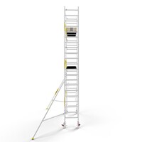 MAANDDEAL: Panthera PRO met enkele voorloopleuning 75x245x7,2m werkhoogte carbon vloer