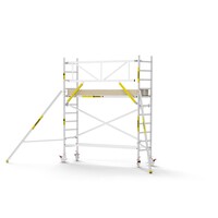 MAANDDEAL: Panthera PRO met enkele voorloopleuning 75x305x4,2m werkhoogte carbon vloer