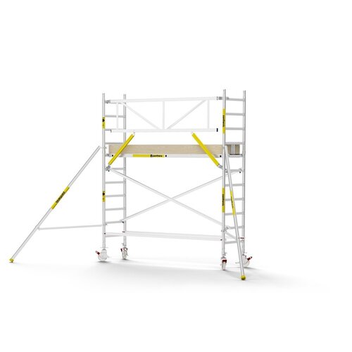 MAANDDEAL: Panthera PRO met enkele voorloopleuning 75x305x4,2m werkhoogte carbon vloer