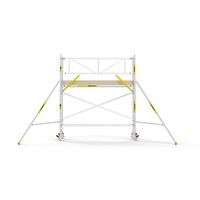 MAANDDEAL: Panthera PRO met enkele voorloopleuning 75x305x4,2m werkhoogte carbon vloer