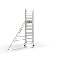 MAANDDEAL: Panthera PRO met enkele voorloopleuning 75x305x4,2m werkhoogte carbon vloer