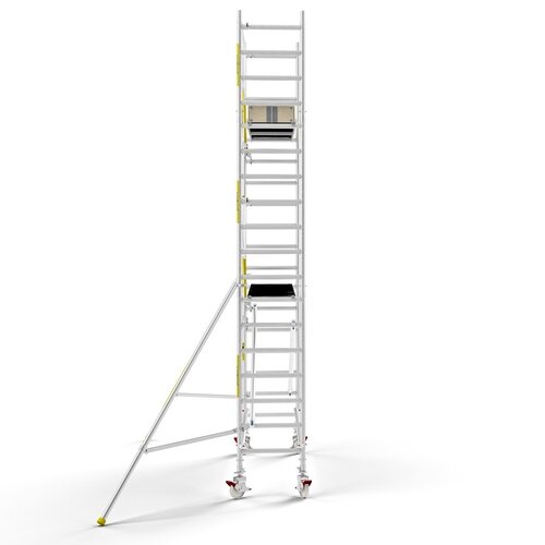 MAANDDEAL: Panthera PRO met enkele voorloopleuning 75x305x6,2m werkhoogte carbon vloer