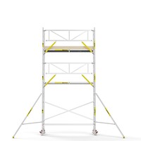 MAANDDEAL: Panthera PRO met enkele voorloopleuning 75x305x7,2m werkhoogte carbon vloer