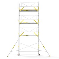 MAANDDEAL: Panthera PRO met enkele voorloopleuning 75x305x9,2m werkhoogte carbon vloer