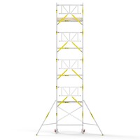 MAANDDEAL: Panthera PRO met enkele voorloopleuning 90x185x10,2m werkhoogte carbon vloer
