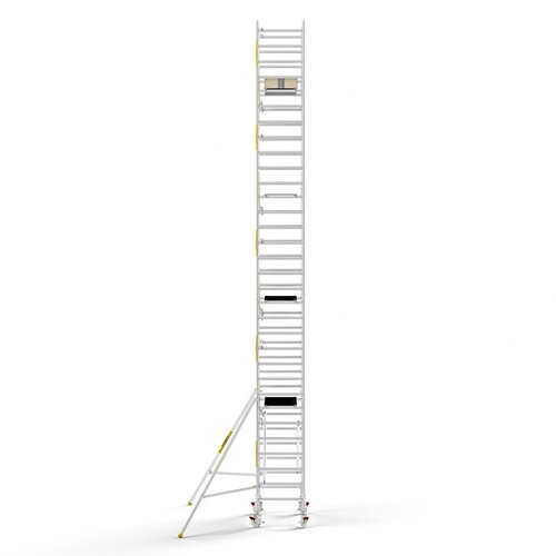 MAANDDEAL: Panthera PRO met enkele voorloopleuning 90x185x10,2m werkhoogte carbon vloer