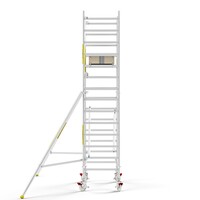 MAANDDEAL: Panthera PRO met enkele voorloopleuning 90x185x5,2m werkhoogte carbon vloer