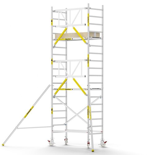 MAANDDEAL: Panthera PRO met enkele voorloopleuning 90x185x6,2m werkhoogte