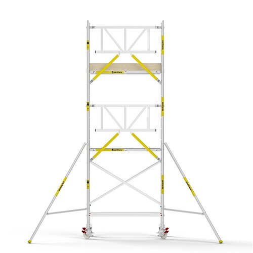 MAANDDEAL: Panthera PRO met enkele voorloopleuning 90x185x6,2m werkhoogte