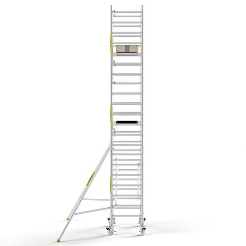 MAANDDEAL: Panthera PRO met enkele voorloopleuning 90x185x7,2m werkhoogte carbon vloer