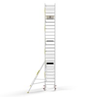 MAANDDEAL: Panthera PRO met enkele voorloopleuning 90x185x8,2m werkhoogte carbon vloer