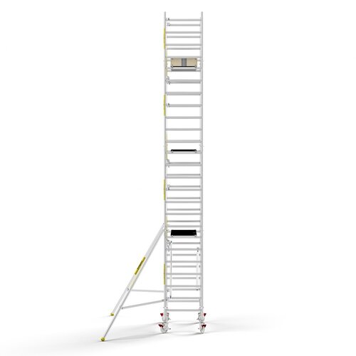 MAANDDEAL: Panthera PRO met enkele voorloopleuning 90x185x8,2m werkhoogte carbon vloer