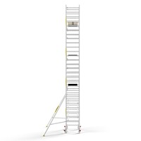 MAANDDEAL: Panthera PRO met enkele voorloopleuning 90x185x9,2m werkhoogte carbon vloer