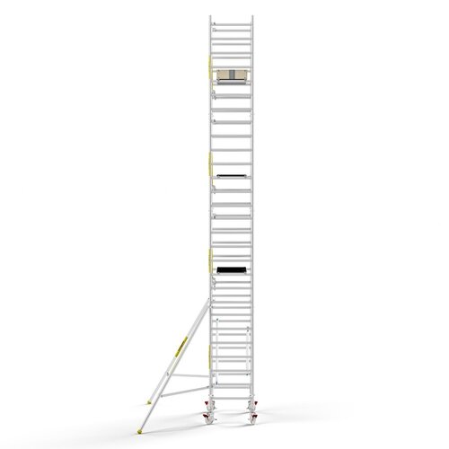 MAANDDEAL: Panthera PRO met enkele voorloopleuning 90x185x9,2m werkhoogte carbon vloer
