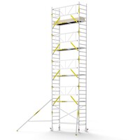 MAANDDEAL: Panthera PRO met enkele voorloopleuning 90x245x10,2m werkhoogte carbon vloer