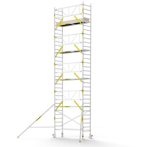 MAANDDEAL: Panthera PRO met enkele voorloopleuning 90x245x10,2m werkhoogte carbon vloer