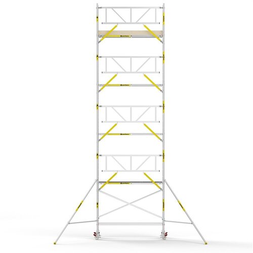 MAANDDEAL: Panthera PRO met enkele voorloopleuning 90x245x10,2m werkhoogte carbon vloer