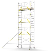 MAANDDEAL: Panthera PRO met enkele voorloopleuning 90x245x8,2m werkhoogte carbon vloer