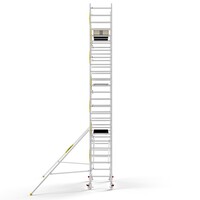 MAANDDEAL: Panthera PRO met enkele voorloopleuning 90x245x8,2m werkhoogte carbon vloer