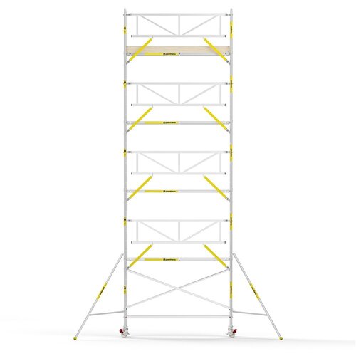 MAANDDEAL: Panthera PRO met enkele voorloopleuning 90x305x10,2m werkhoogte carbon vloer