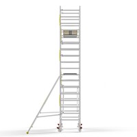MAANDDEAL: Panthera PRO met enkele voorloopleuning 90x305x6,2m werkhoogte carbon vloer
