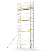 MAANDDEAL: Panthera PRO met enkele voorloopleuning 90x305x9,2m werkhoogte carbon vloer