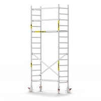 Panthera Basic geschoord rolsteiger 75x185x5,2m werkhoogte