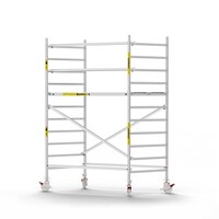 Panthera Basic geschoord rolsteiger carbon vloer 135x245x4,2m werkhoogte