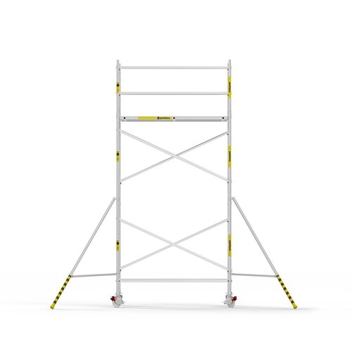 Panthera Basic geschoord rolsteiger carbon vloer 135x245x6,2m werkhoogte