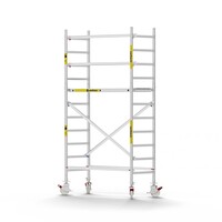 Panthera Basic geschoord rolsteiger carbon vloer 75x185x4,2m werkhoogte