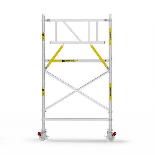 Panthera Basic met voorloopleuning rolsteiger carbon vloer 135x185x4,2m werkhoogte