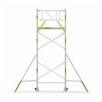 Panthera Basic met voorloopleuning rolsteiger carbon vloer 135x185x6,2m werkhoogte