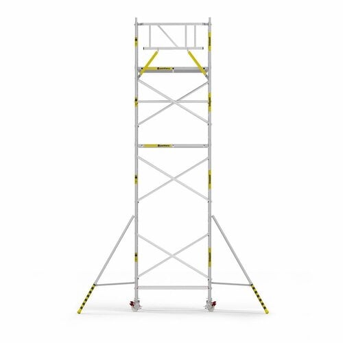 Panthera Basic met voorloopleuning rolsteiger carbon vloer 135x185x8,2m werkhoogte