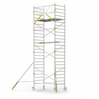 Panthera Basic met voorloopleuning rolsteiger carbon vloer 135x245x8,2m werkhoogte