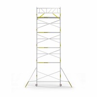 Panthera Basic met voorloopleuning rolsteiger carbon vloer 135x305x11,2m werkhoogte