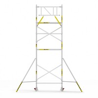Panthera Basic met voorloopleuning rolsteiger carbon vloer 75x185x7,2m werkhoogte
