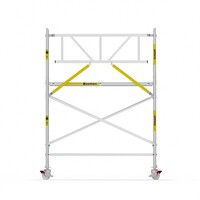Panthera Basic met voorloopleuning rolsteiger carbon vloer 75x245x4,2m werkhoogte