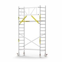 Panthera Basic met voorloopleuning rolsteiger carbon vloer 75x245x5,2m werkhoogte