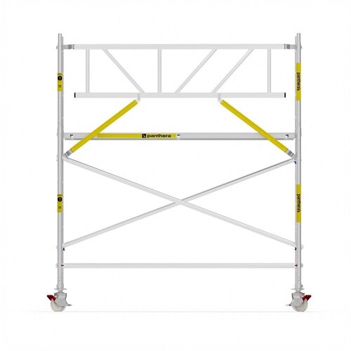 Panthera Basic met voorloopleuning rolsteiger carbon vloer 75x305x4,2m werkhoogte