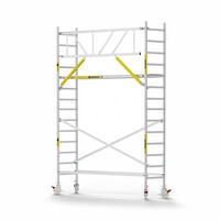 Panthera Basic met voorloopleuning rolsteiger carbon vloer 75x305x5,2m werkhoogte